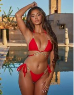 X Sophie Piper bikini set in red
